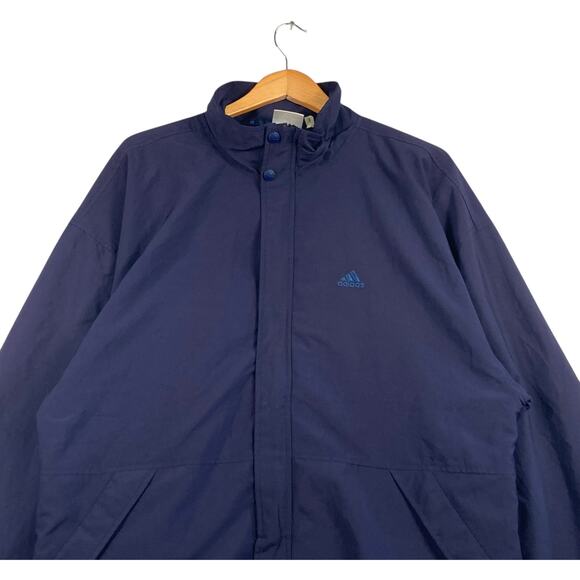 Vintage Adidas Mini Logo Full Zip Light Jacket L - Picture 2 of 7